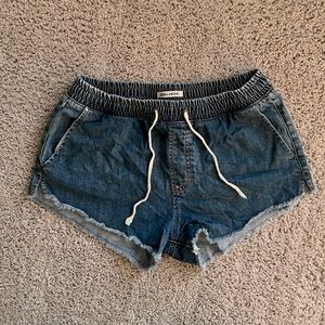 Billabong elastic waist denim board shorts